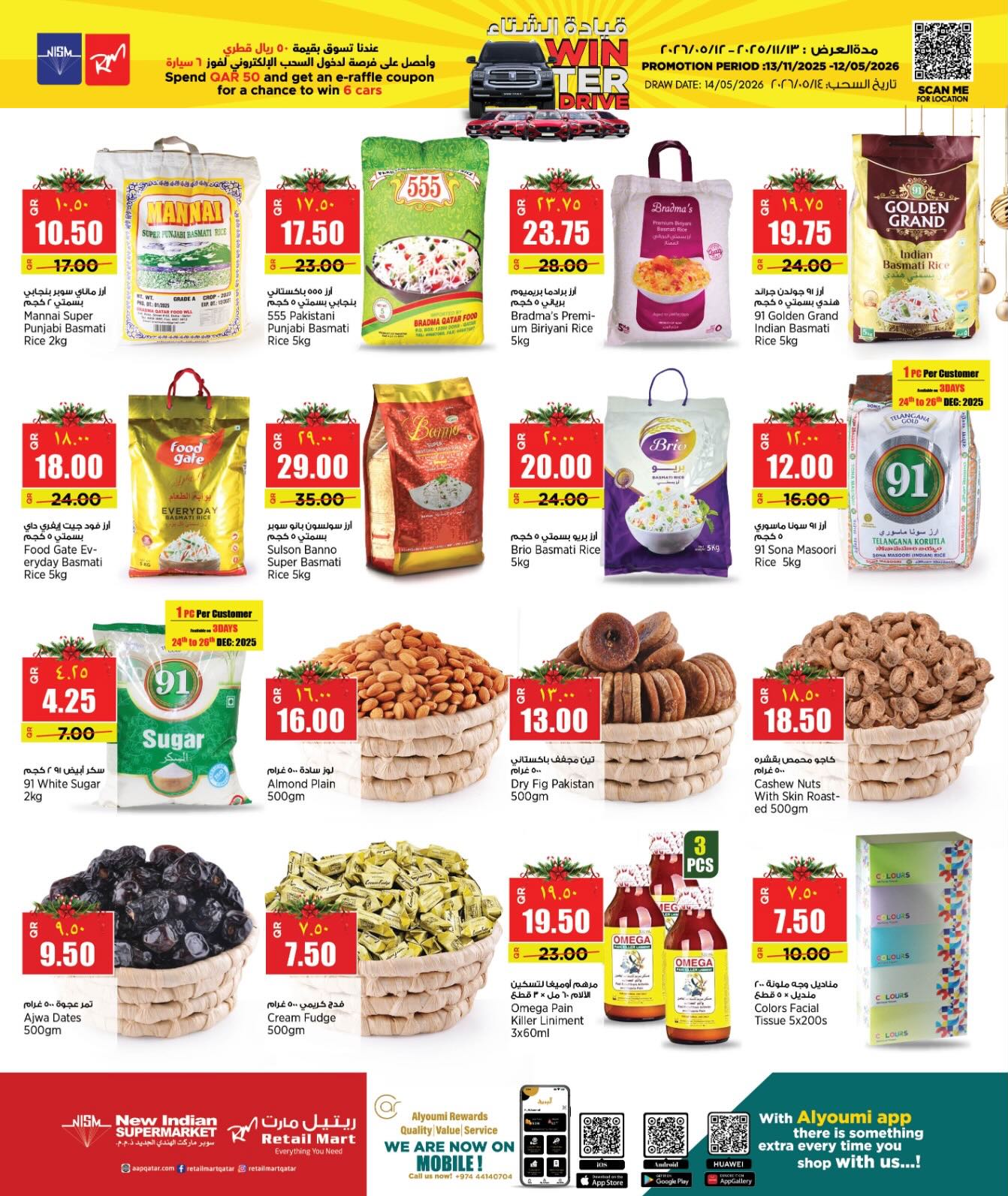 Retail Mart Qatar Offers from 24 December to 6 January 2026 Winter driving offers