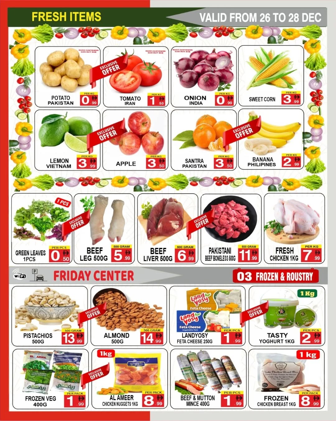 Friday Center UAE Offers from 26 to 31 December 2025 Year End Deals