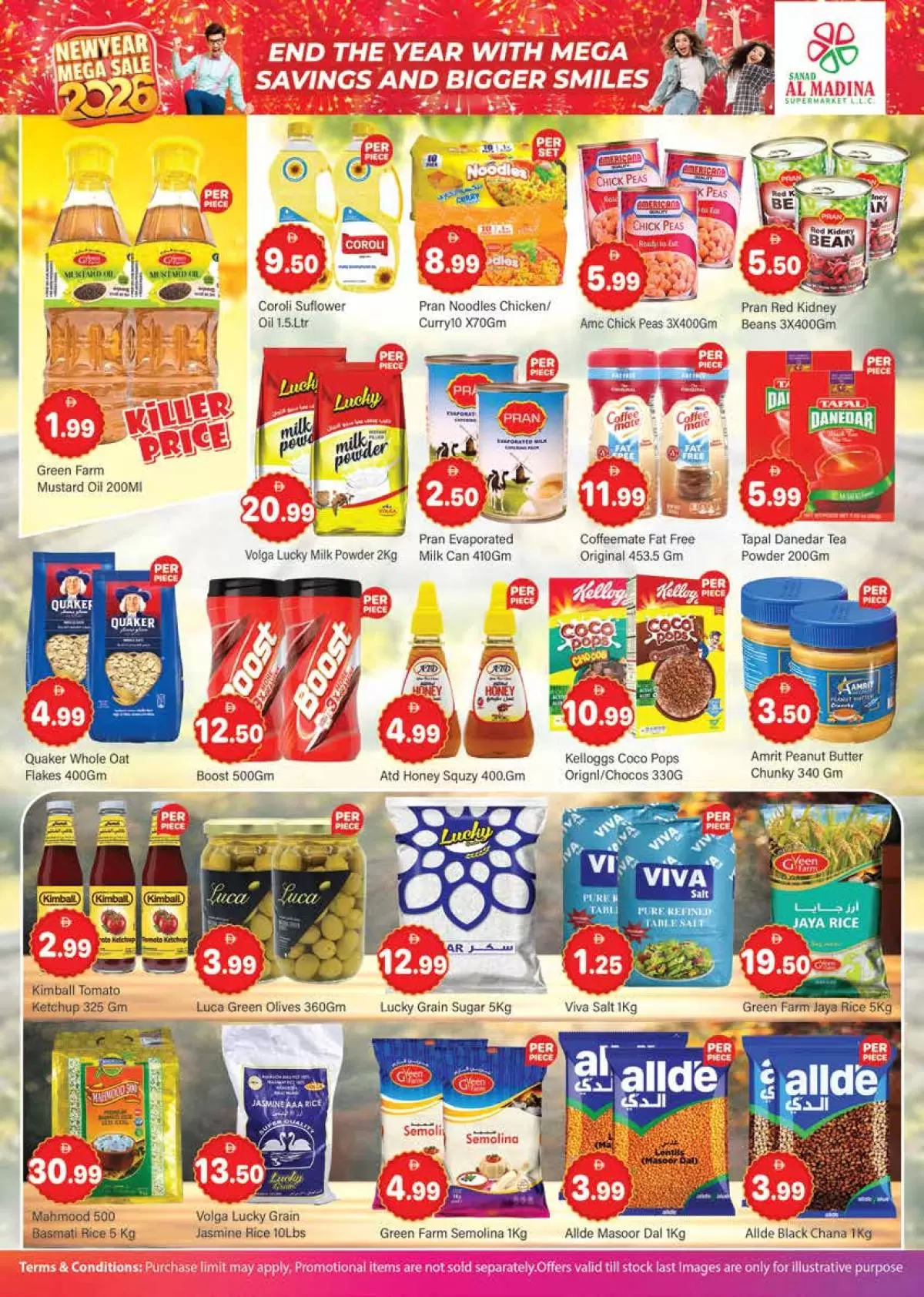 Sanad Al Madina UAE Offers from 26 to 28 December 2025 New Year's Offers