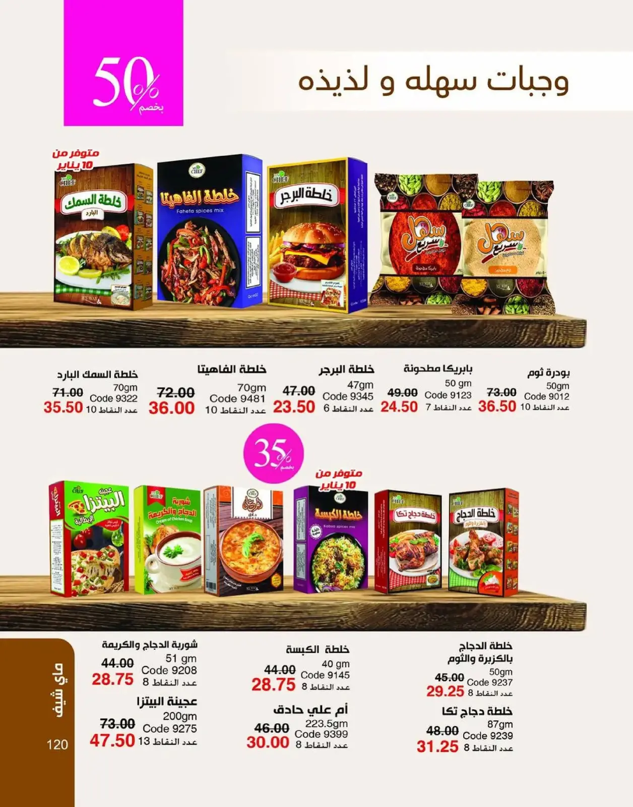 صفحة 121 ضمن عروض العام الجديد في ماى واى مصر