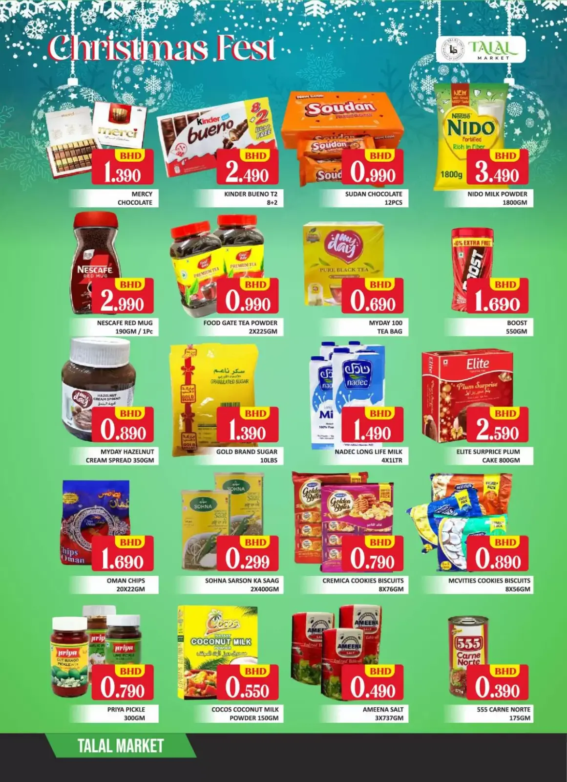 Talal Market Bahrain Offers from 25 to 27 December 2025 Christmas Festival Offers - Page 3
