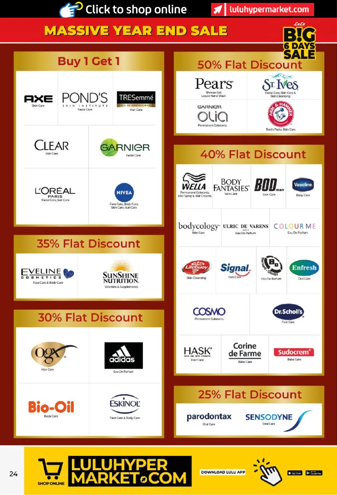 صفحة 24 ضمن صفقات كبيرة لمدة 6 أيام في لولو الإمارات