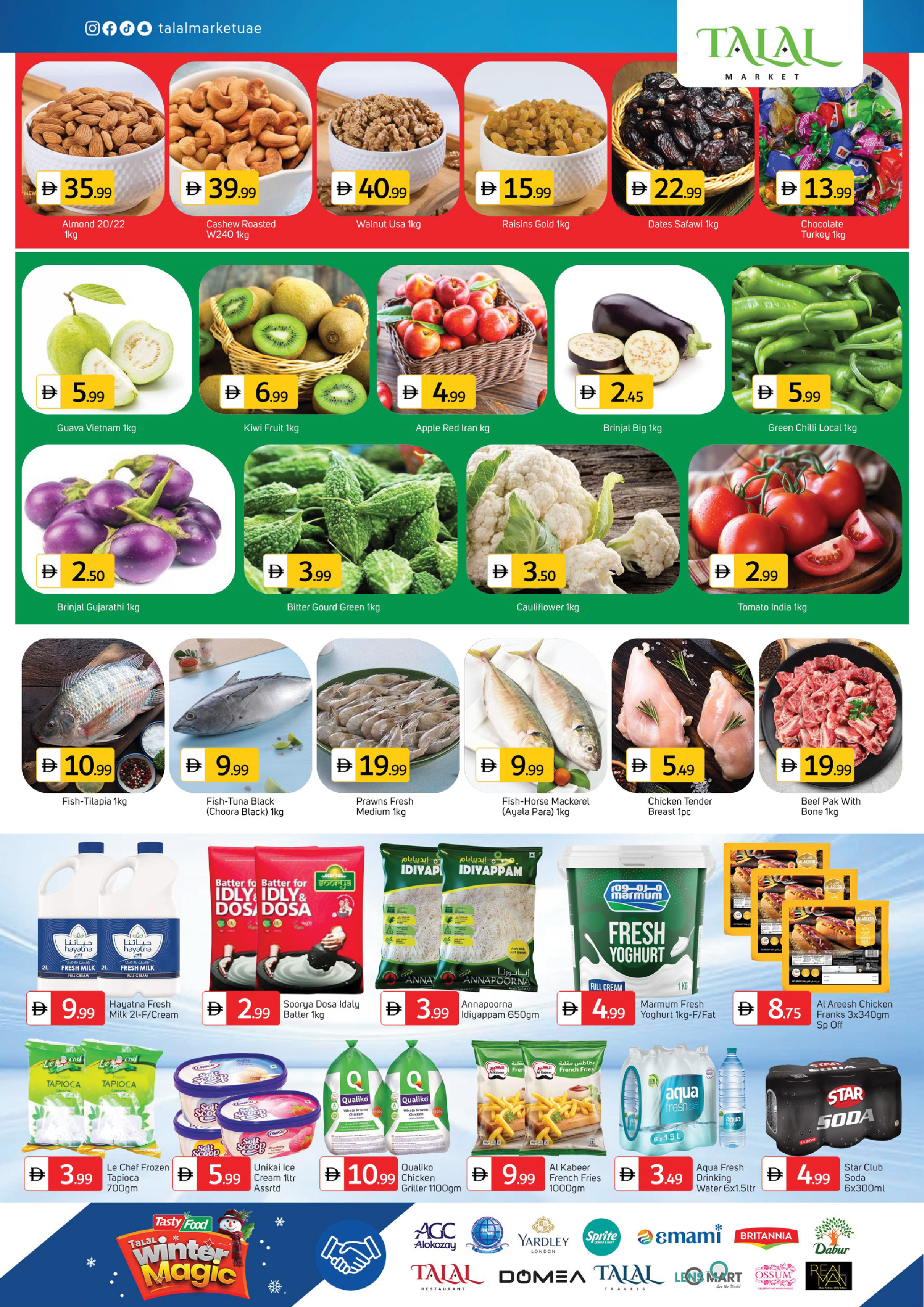 Ofertas de Mercado Talal Emiratos Árabes Unidos de 26 a 28 diciembre 2025 Ofertas sorpresa de temporada