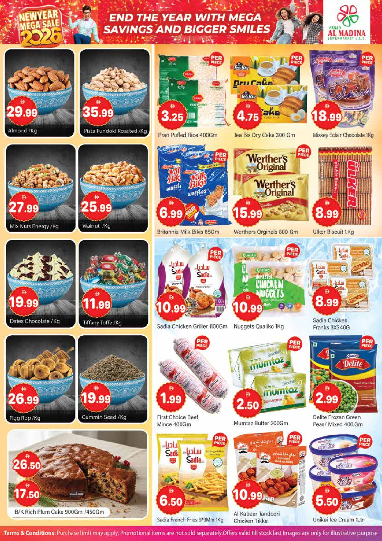 Sanad Al Madina UAE Offers from 26 to 28 December 2025 Happy New Year offers