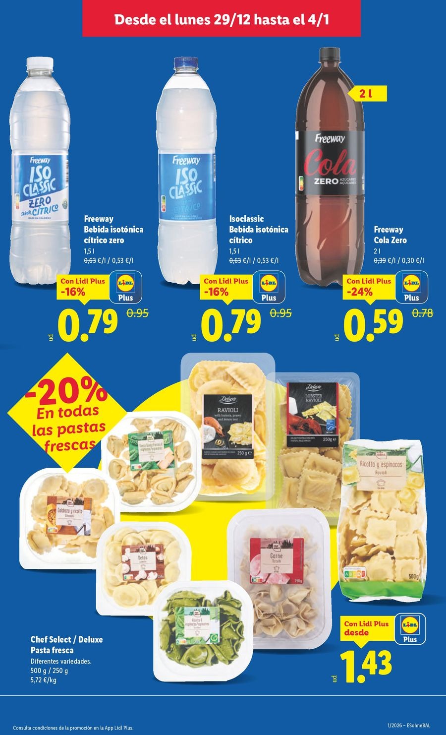 Ofertas de Lidl España de 29 diciembre a 4 enero 2026 ofertas semanales