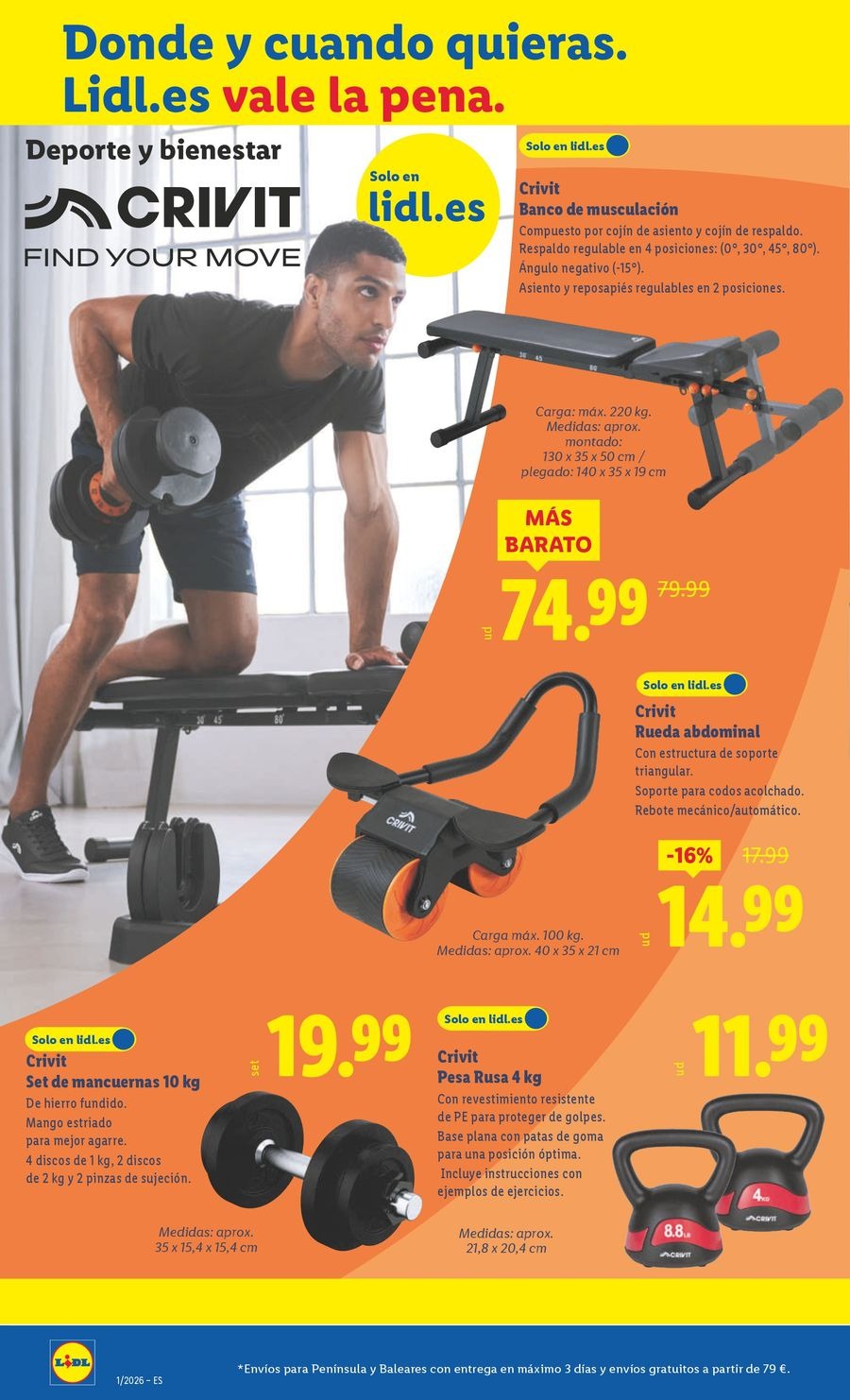 Ofertas de Lidl España de 29 diciembre a 4 enero 2026 Ofertas de bazar