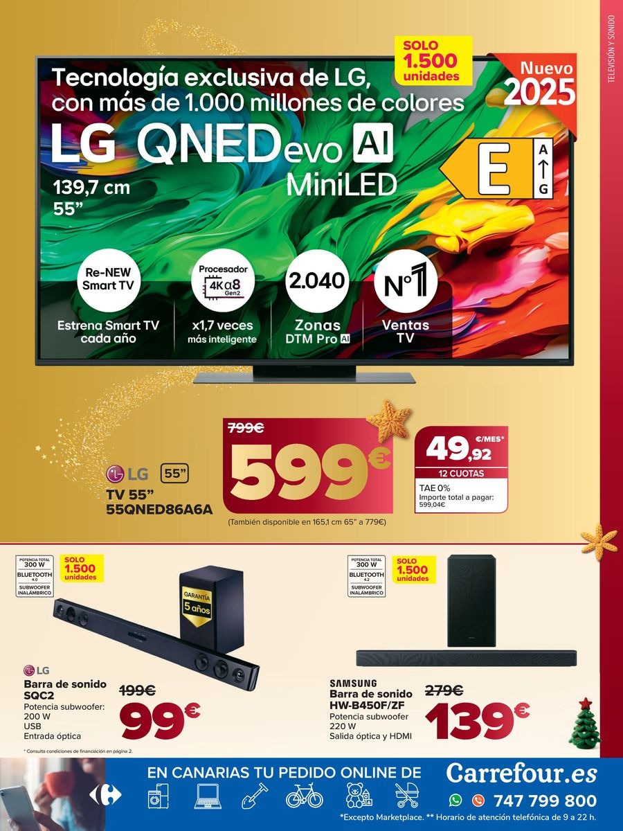 Ofertas de Carrefour España de 19 diciembre a 8 enero 2026 REYES