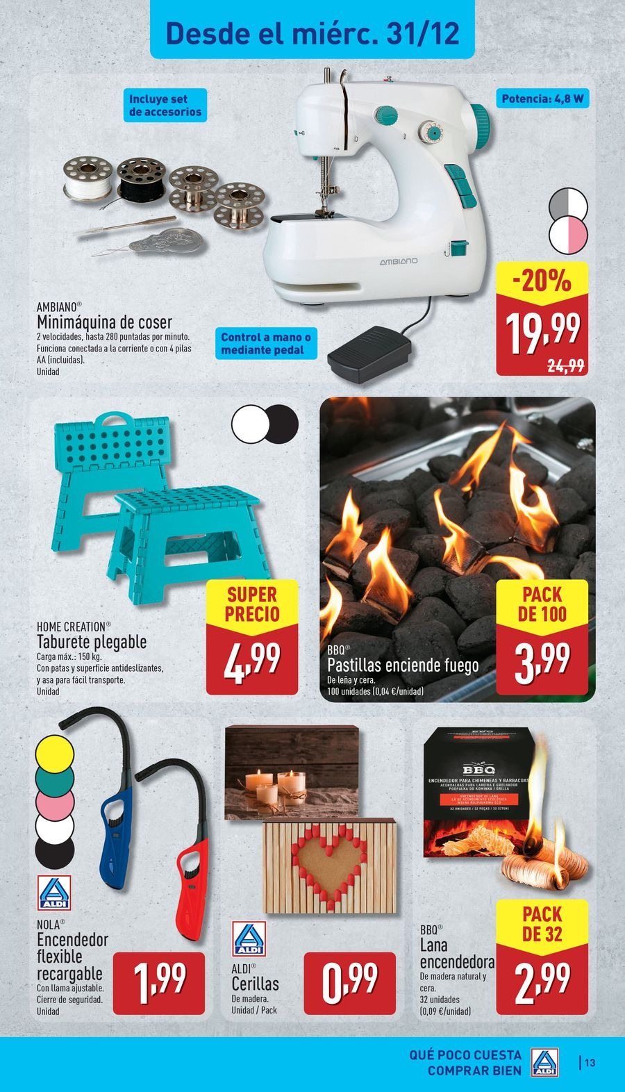 ALDI Spain Offers from 29 December to 4 January 2026 Offers How little it costs to buy well