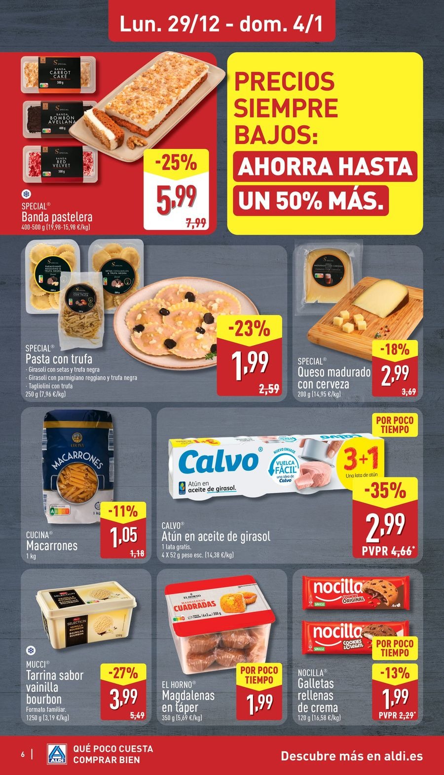 ALDI Spain Offers from 29 December to 4 January 2026 Offers How little it costs to buy well