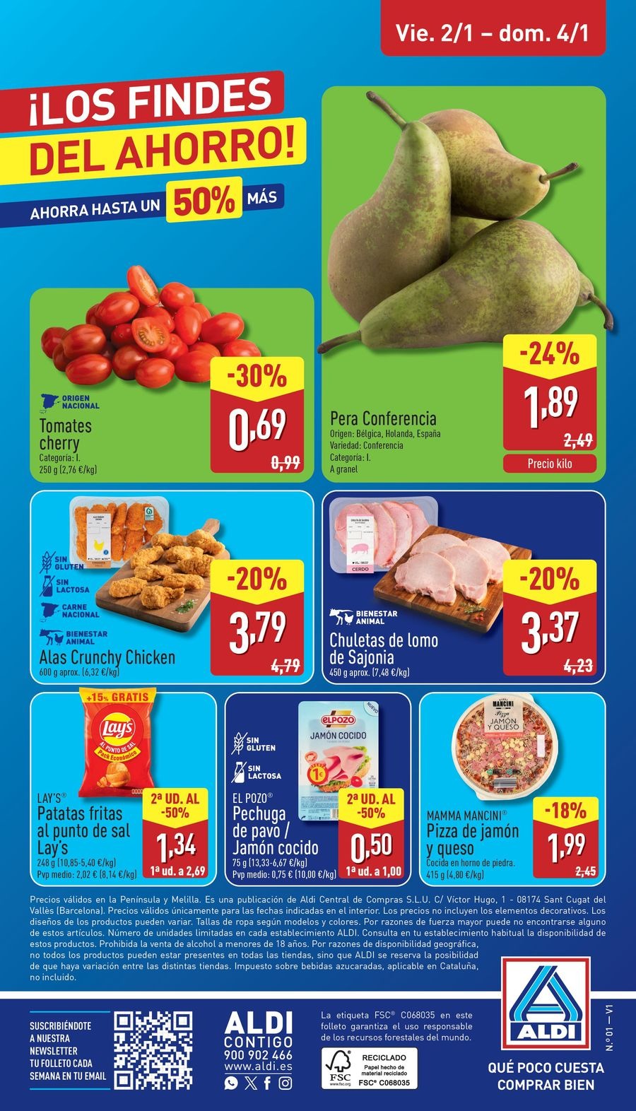 ALDI Spain Offers from 29 December to 4 January 2026 Offers How little it costs to buy well