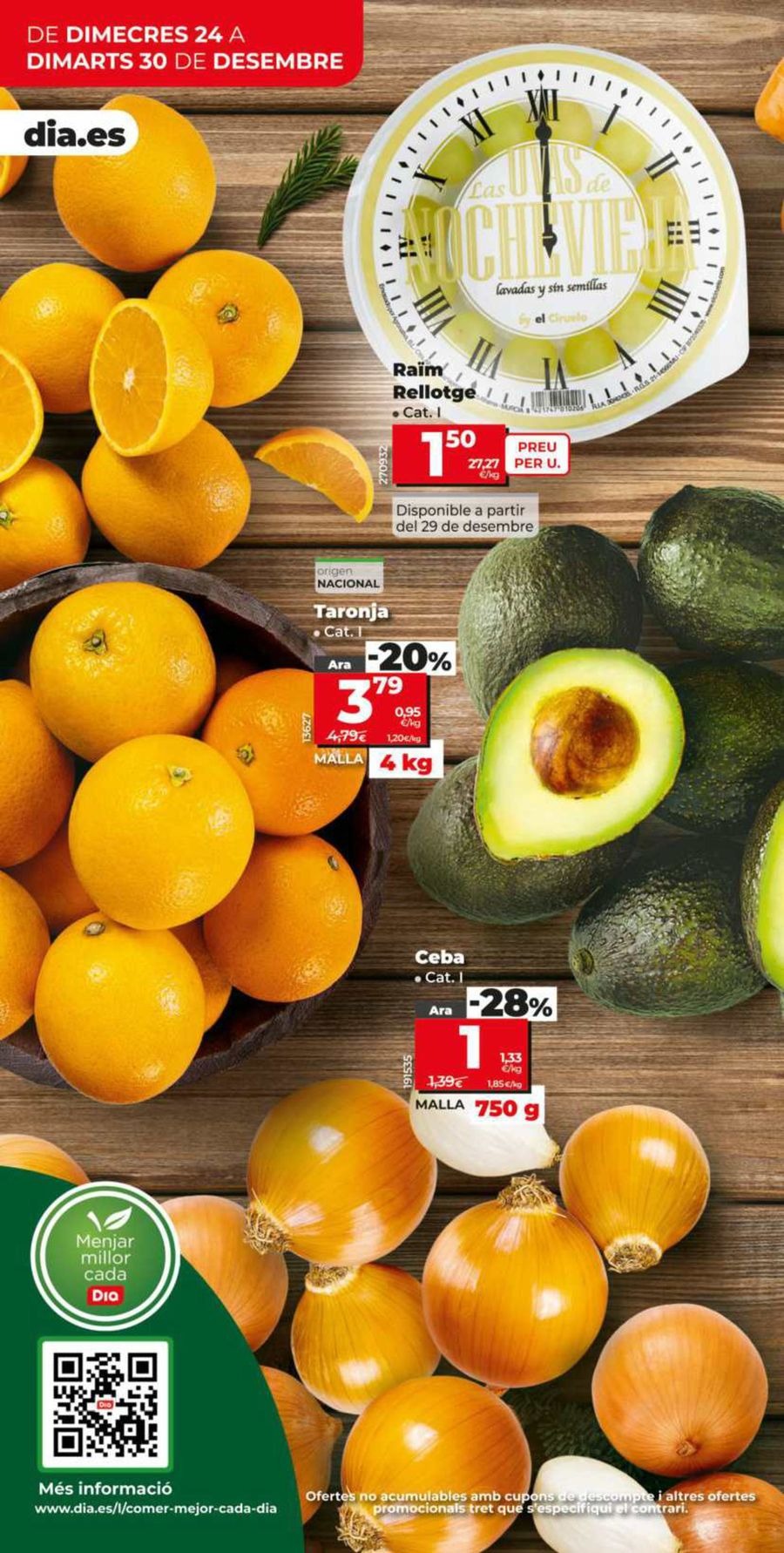 Dia Spain Offers from 24 to 30 December 2025 New quality Offers