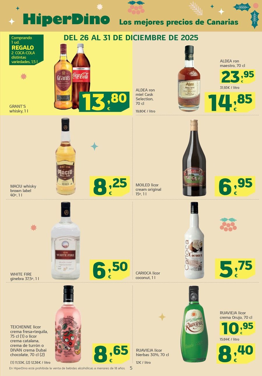Ofertas de HiperDino España de 26 diciembre a 6 enero 2026 Nuevas ofertas