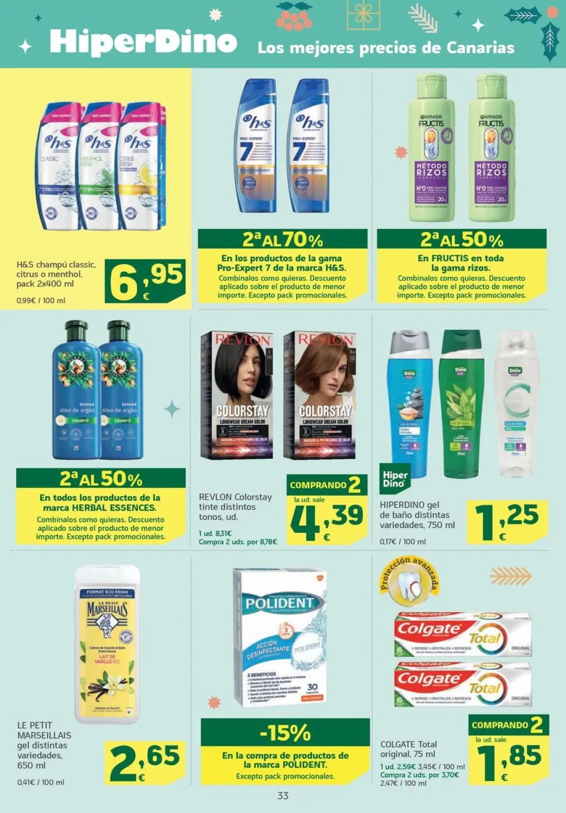 Page 33 dans Nouvelles offres chez HiperDino Espagne