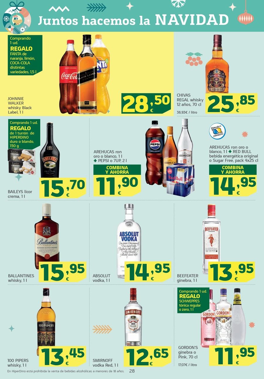 Ofertas de HiperDino España de 26 diciembre a 6 enero 2026 Nuevas ofertas