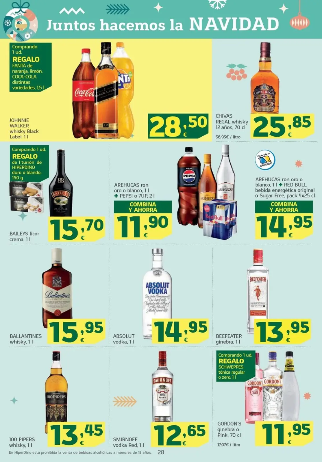 Page 28 dans Nouvelles offres chez HiperDino Espagne