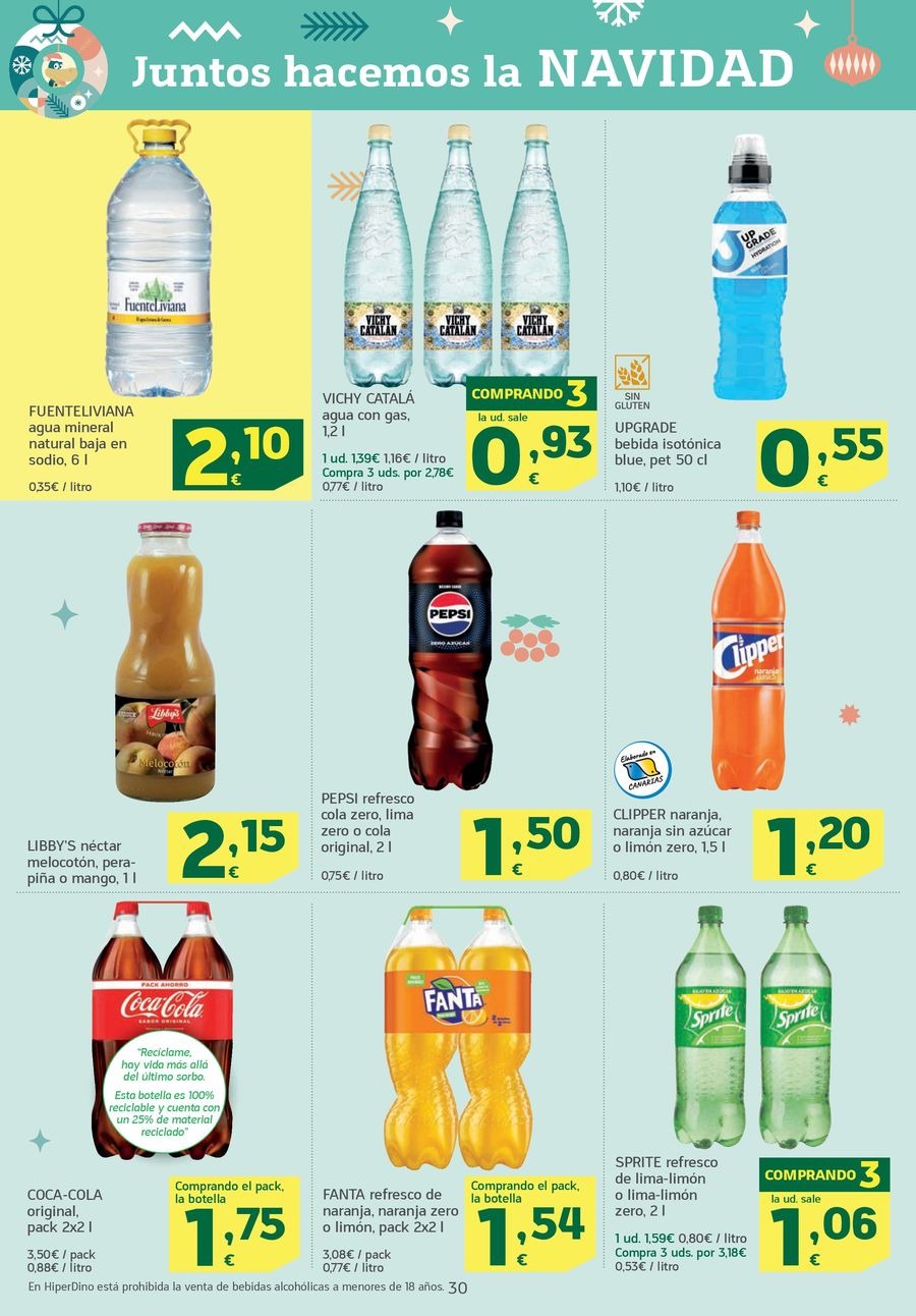 Ofertas de HiperDino España de 26 diciembre a 6 enero 2026 Nuevas ofertas