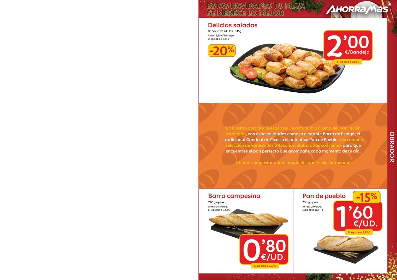 Ofertas de Ahorramas España de 26 a 31 diciembre 2025 Estas Navidades, Tu Mesa Se Merece Lo Mejor