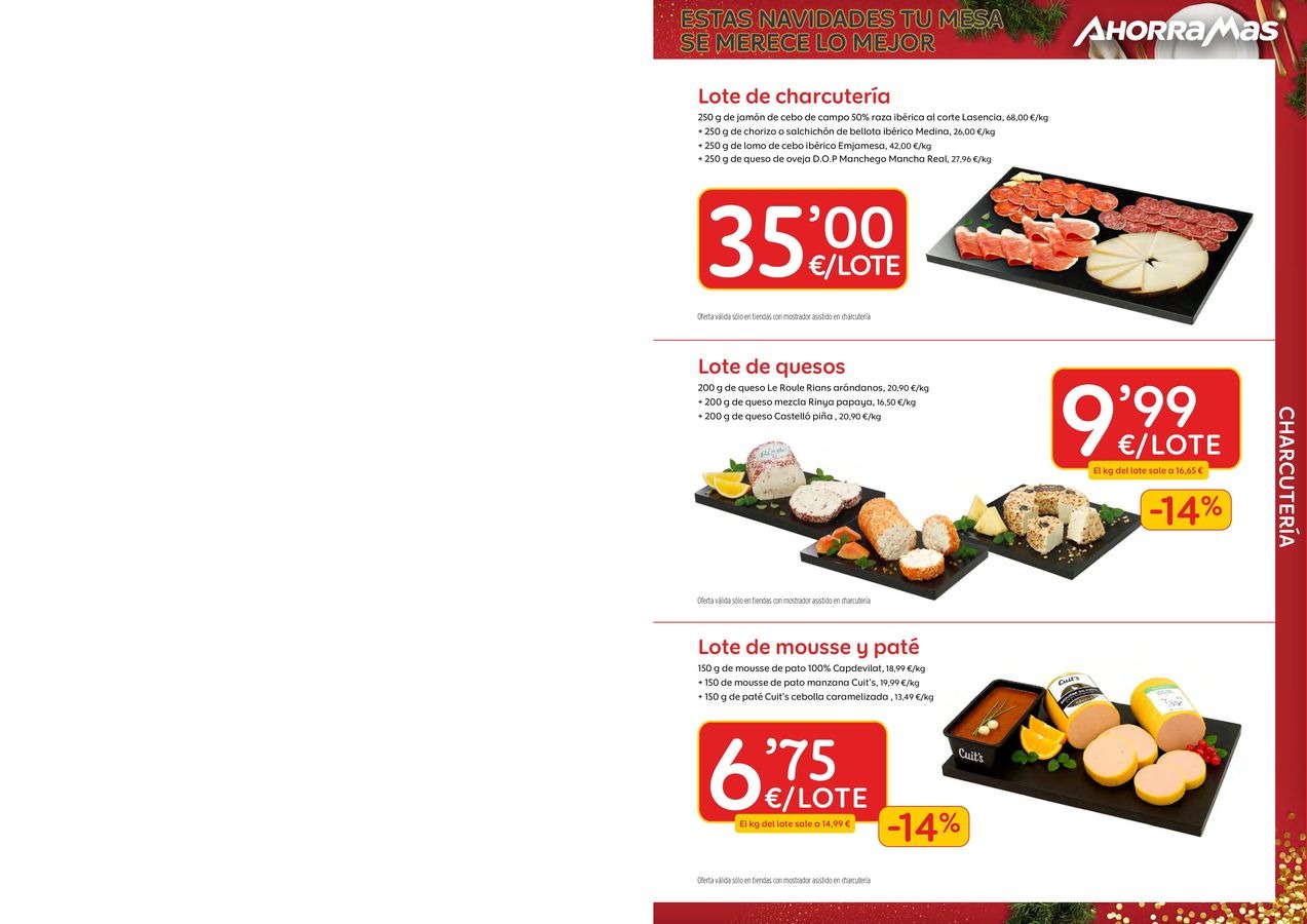 Ofertas de Ahorramas España de 26 a 31 diciembre 2025 Estas Navidades, Tu Mesa Se Merece Lo Mejor
