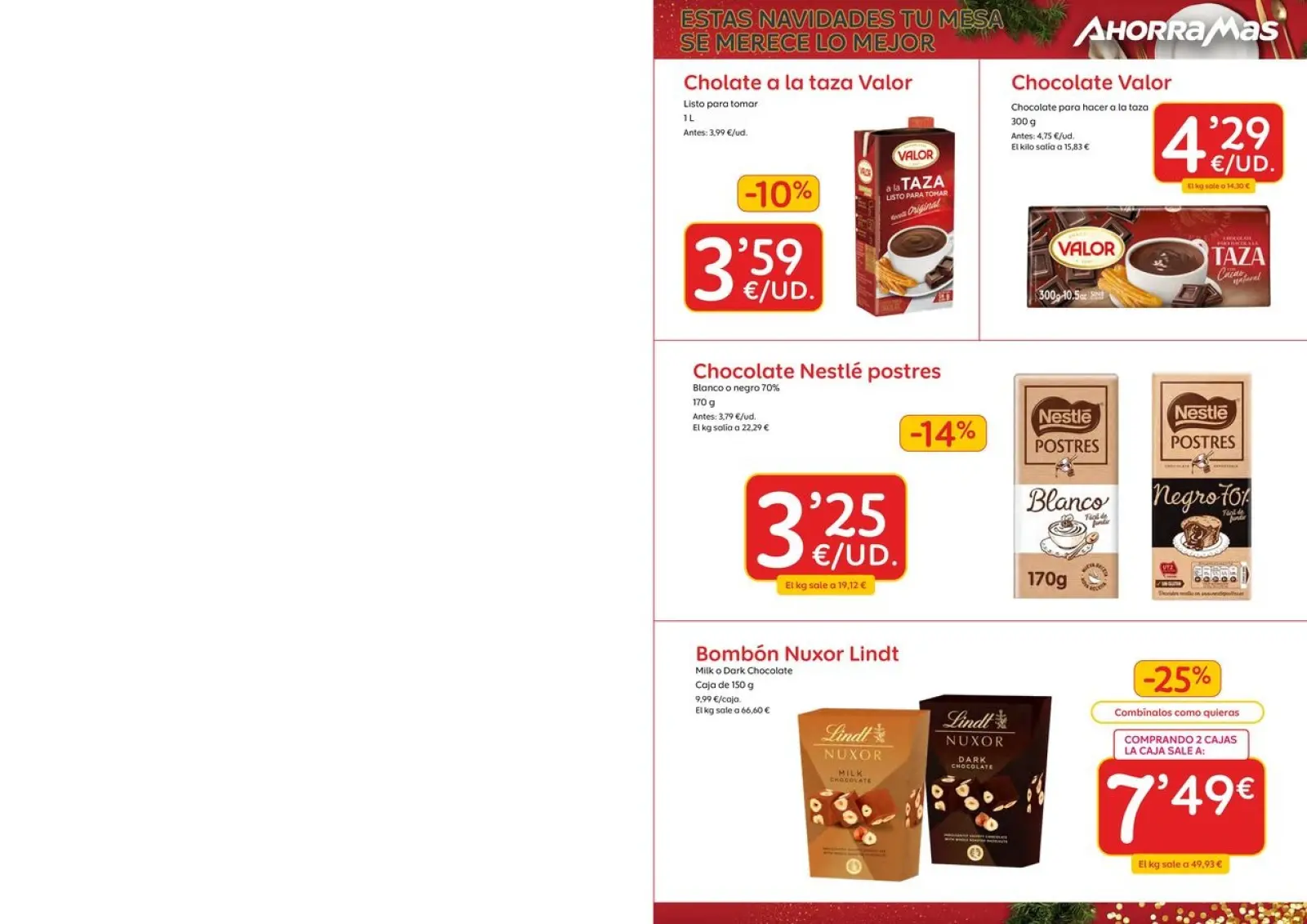 صفحة 21 ضمن هذا الميلاد، مائدتك تستحق الأفضل في أهوراماس إسبانيا