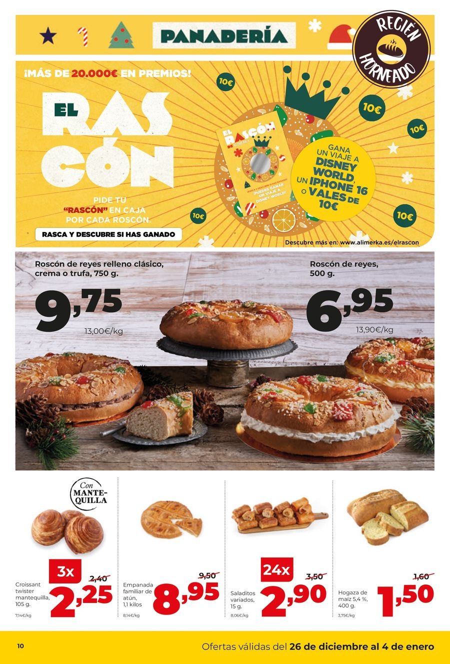 Ofertas de ‎Alimerka Supermercados‎ España de 26 diciembre a 4 enero 2026 Nuevas ofertas