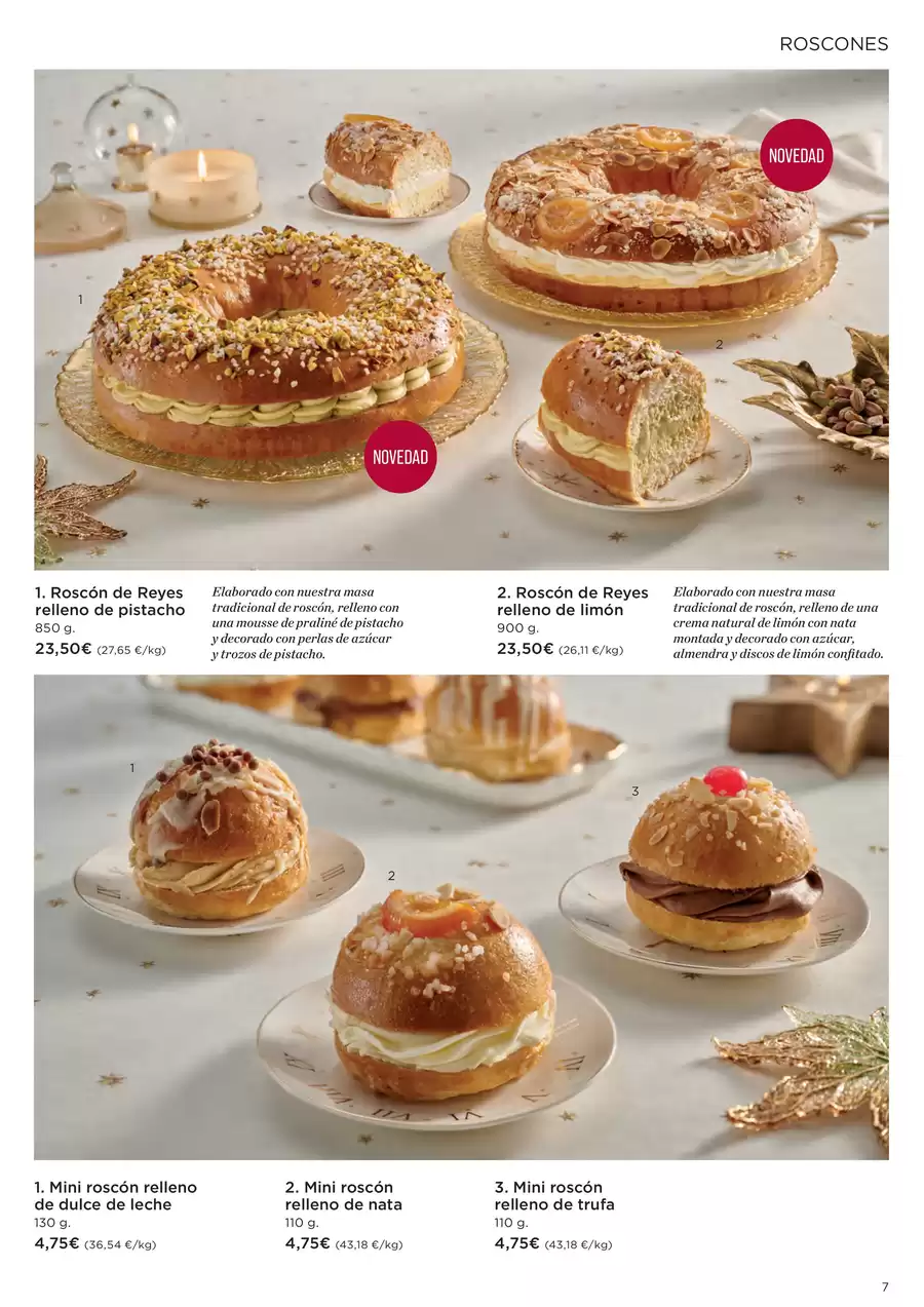 Ofertas de Hipercor España de 22 diciembre a 5 enero 2026 Especial Pastelería Navidad