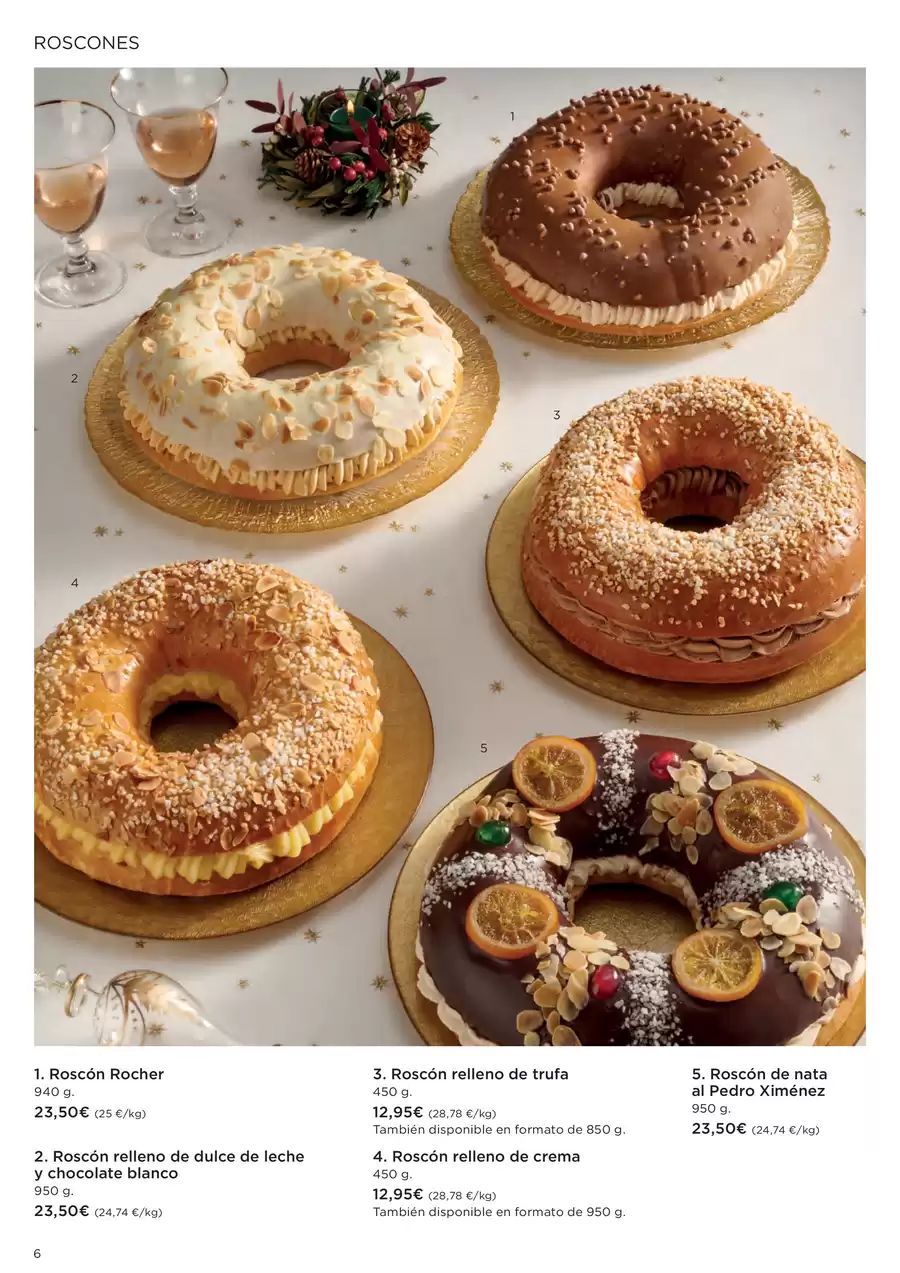 Ofertas de Hipercor España de 22 diciembre a 5 enero 2026 Especial Pastelería Navidad