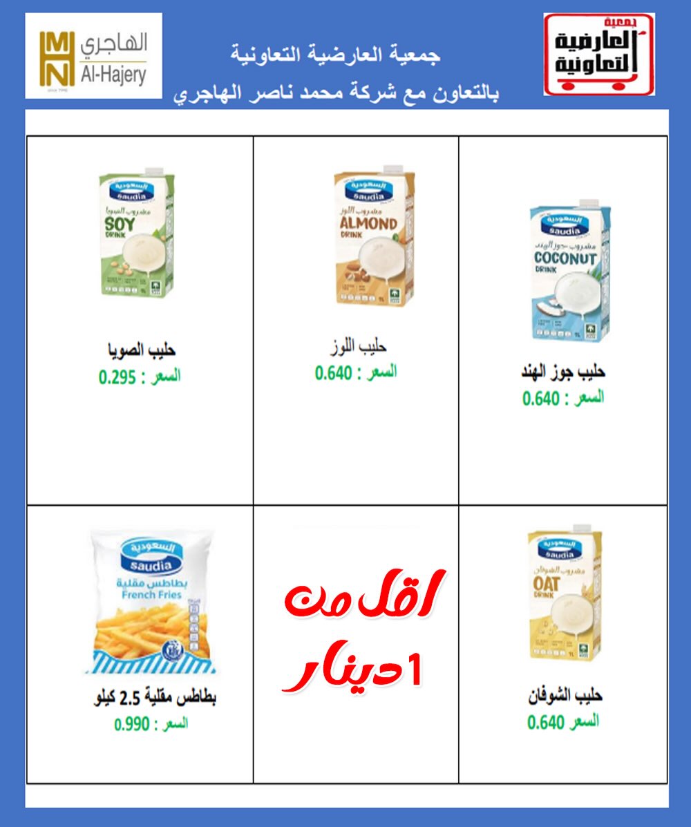 عروض جمعية العارضية التعاونية الكويت من 30 حتى 31 ديسمبر 2025 عروض أسعار أخر السنة