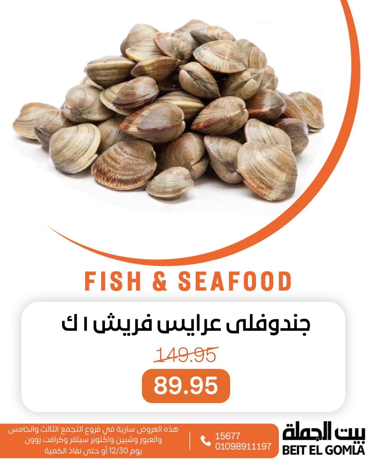 عروض بيت الجملة مصر الثلاثاء 30 ديسمبر 2025 عروض الأسماك