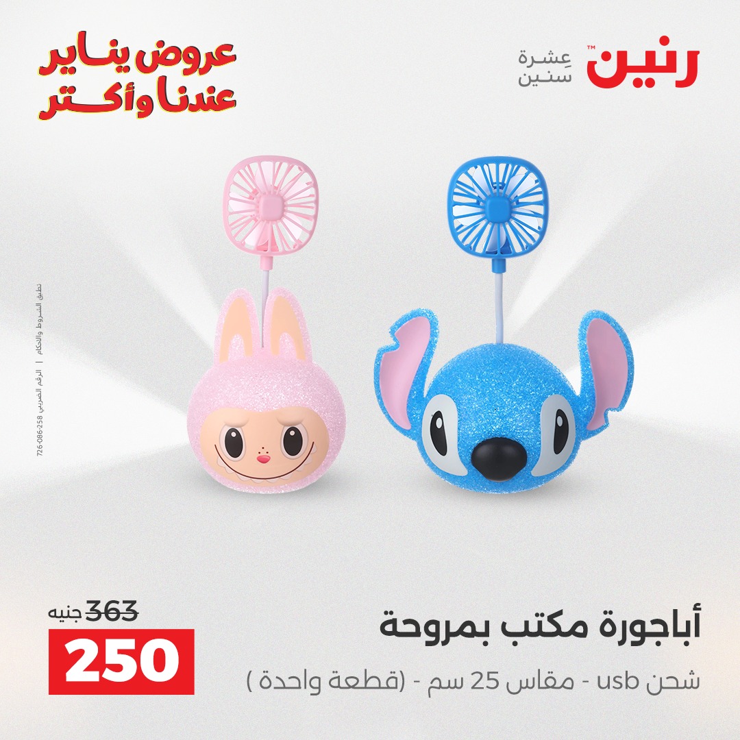 عروض رنين مصر من 30 حتى 31 ديسمبر 2025 عروض قطع الديكور