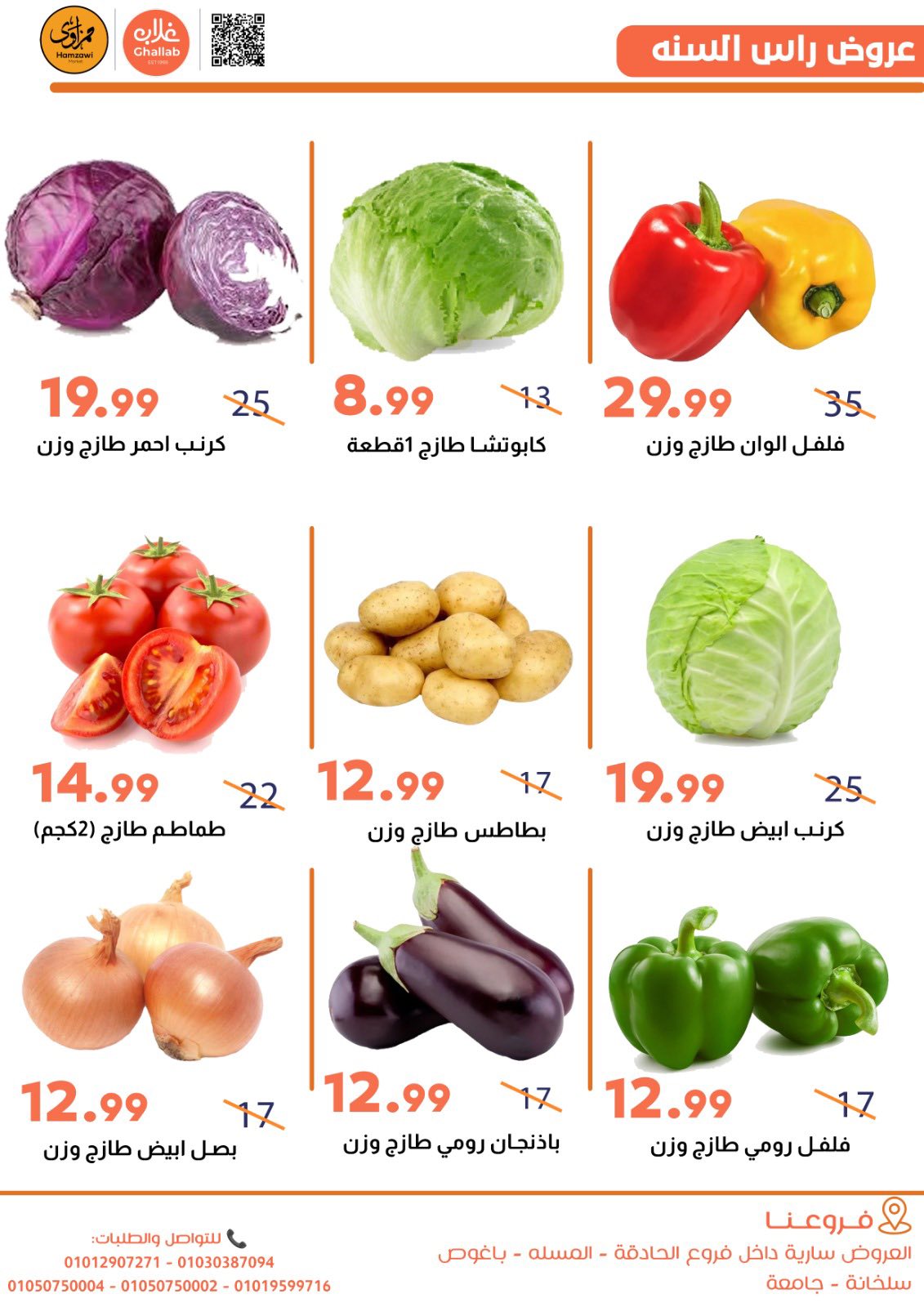 Ofertas de Mercados de Ghallab Egipto de 30 diciembre a 2 enero 2026 Ofertas de Año Nuevo