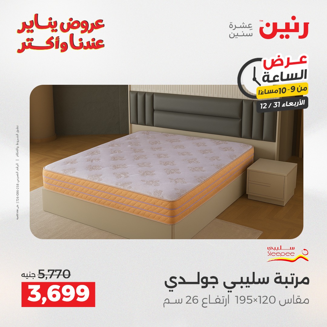 عروض رنين مصر الأربعاء 31 ديسمبر 2025 عرض الساعة