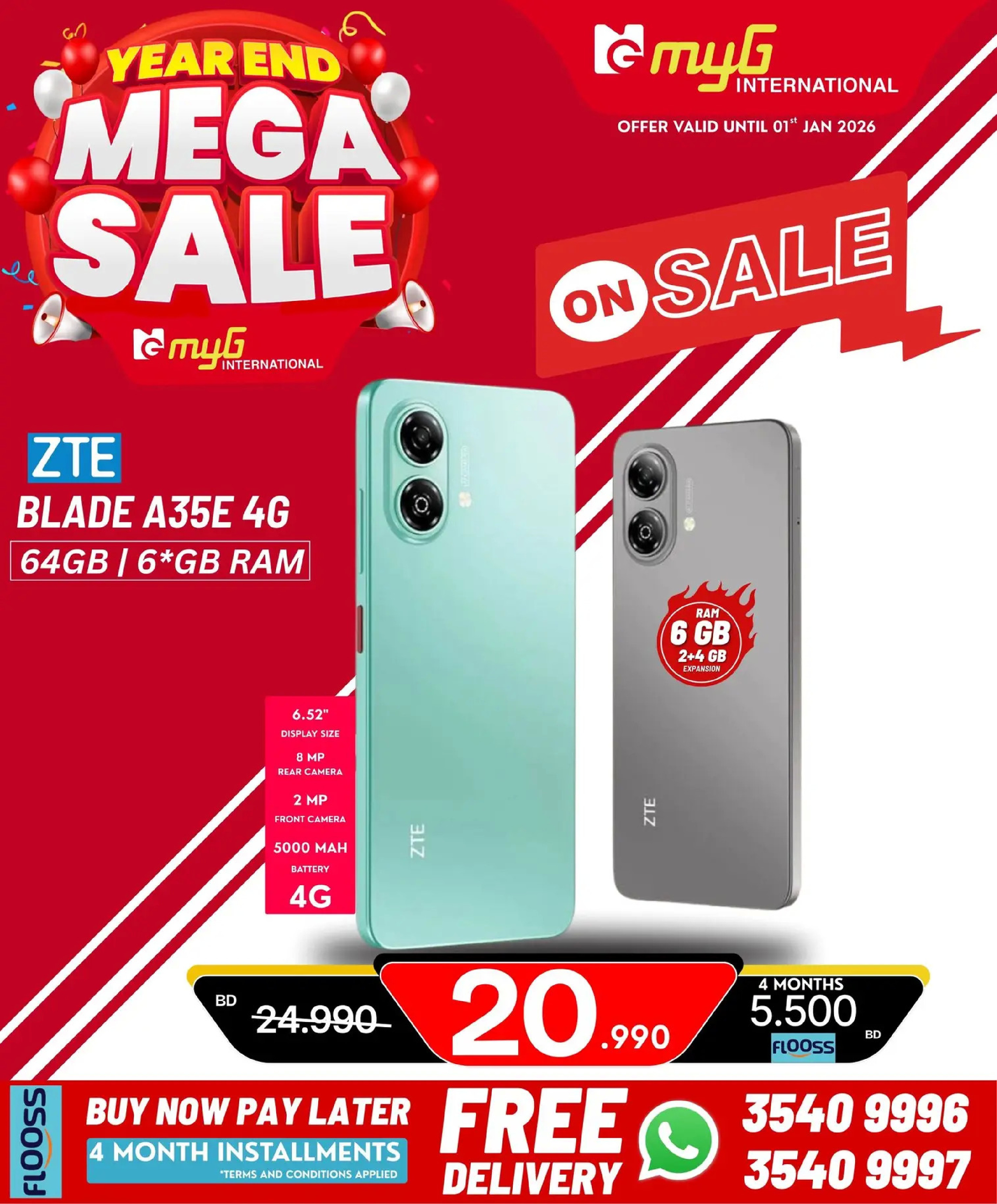 MYG International Bahrain Offers from 31 December to 7 January 2026 Year End Deals