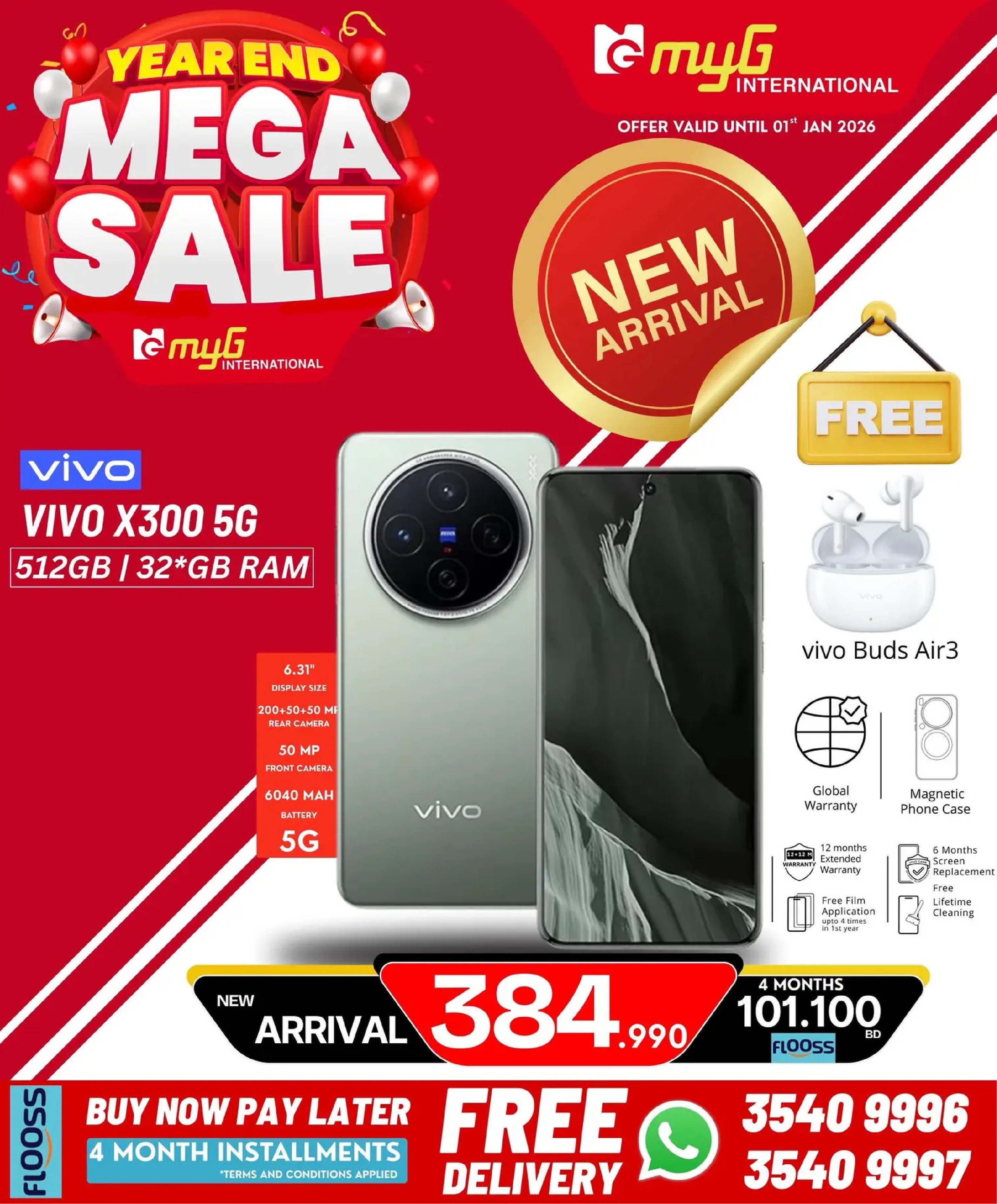 MYG International Bahrain Offers from 31 December to 7 January 2026 Year End Deals