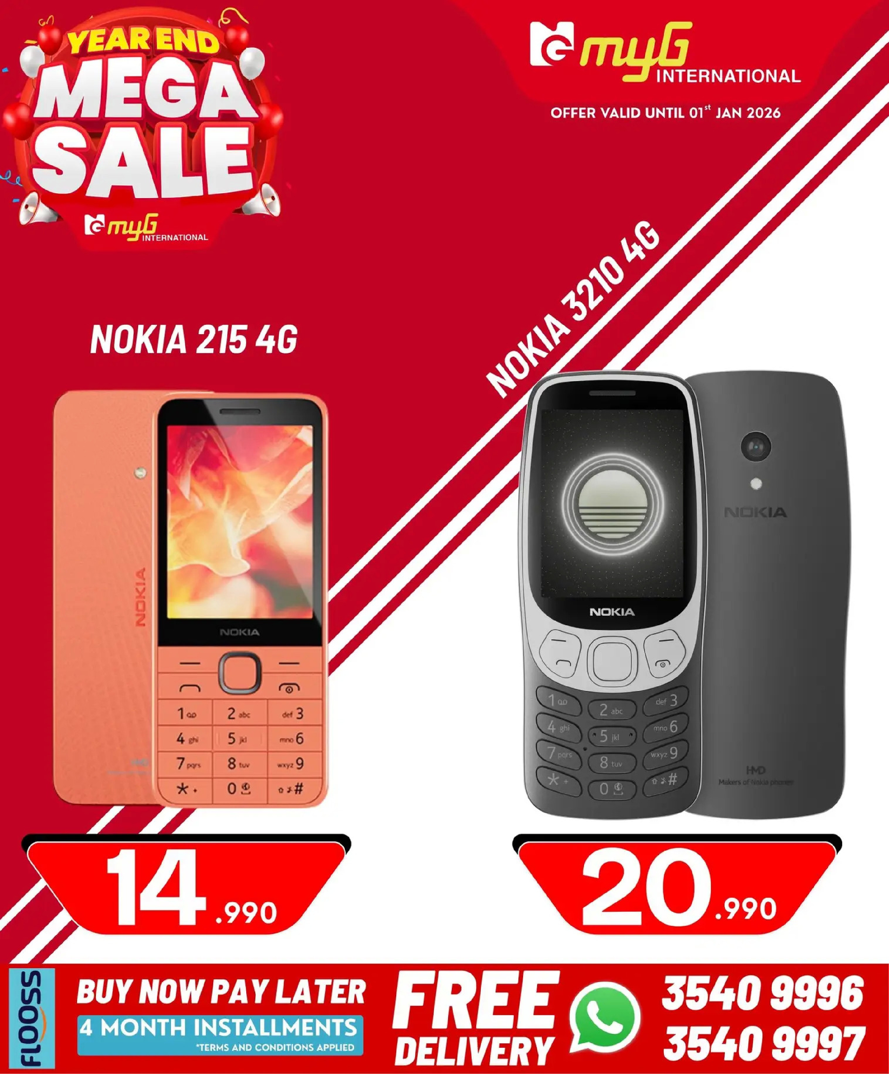 MYG International Bahrain Offers from 31 December to 7 January 2026 Year End Deals