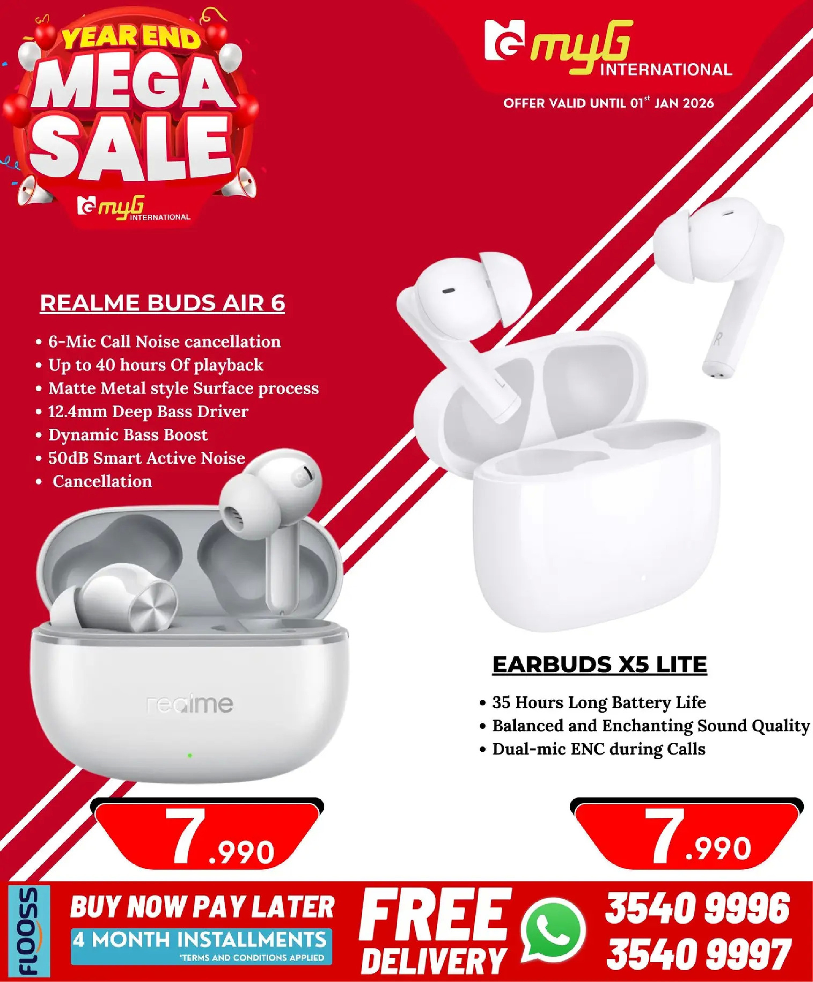 MYG International Bahrain Offers from 31 December to 7 January 2026 Year End Deals