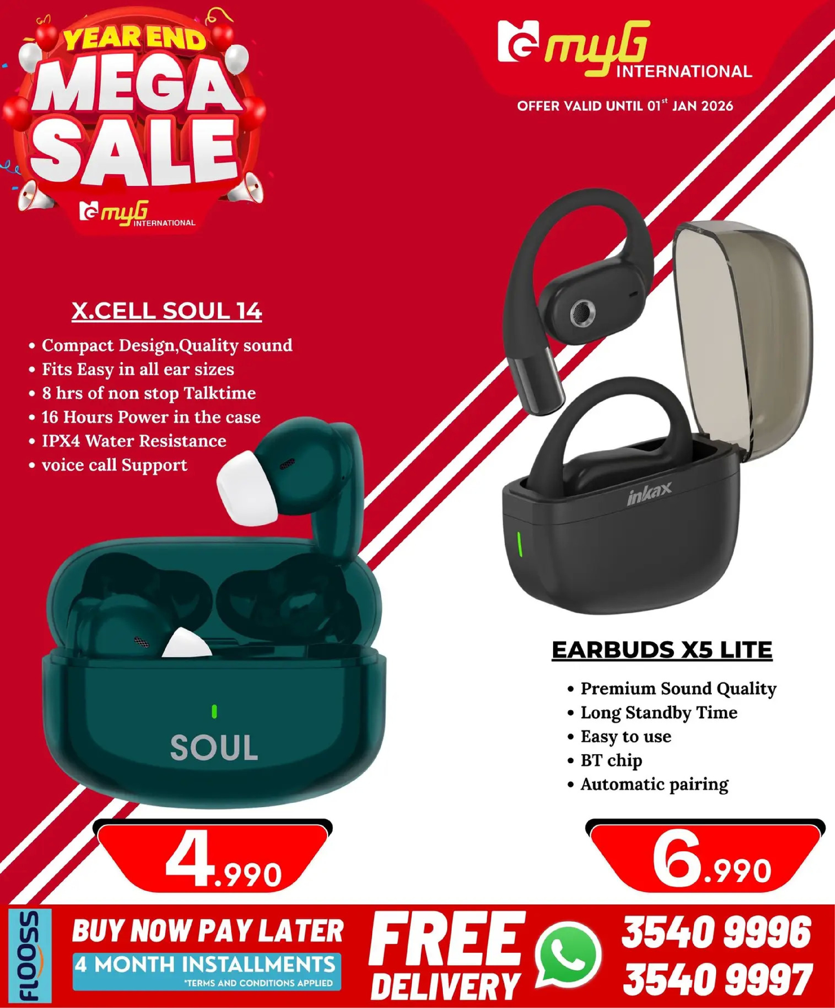 MYG International Bahrain Offers from 31 December to 7 January 2026 Year End Deals