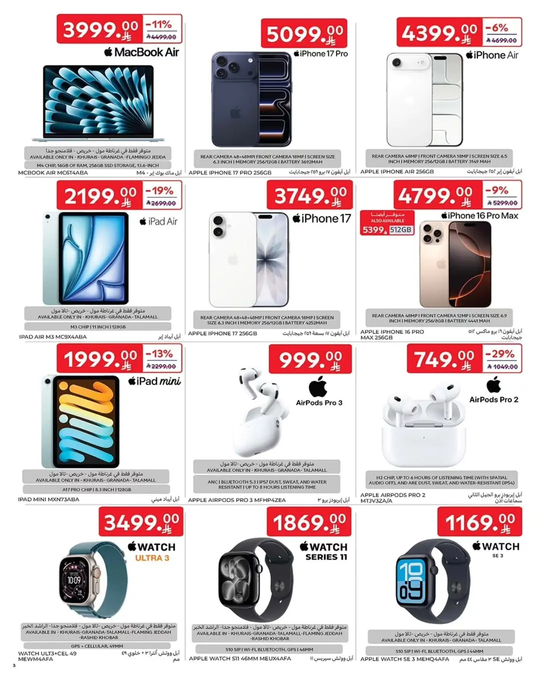 Carrefour Saudi Arabia Offers from 31 December to 13 January 2026 Electronics Offers