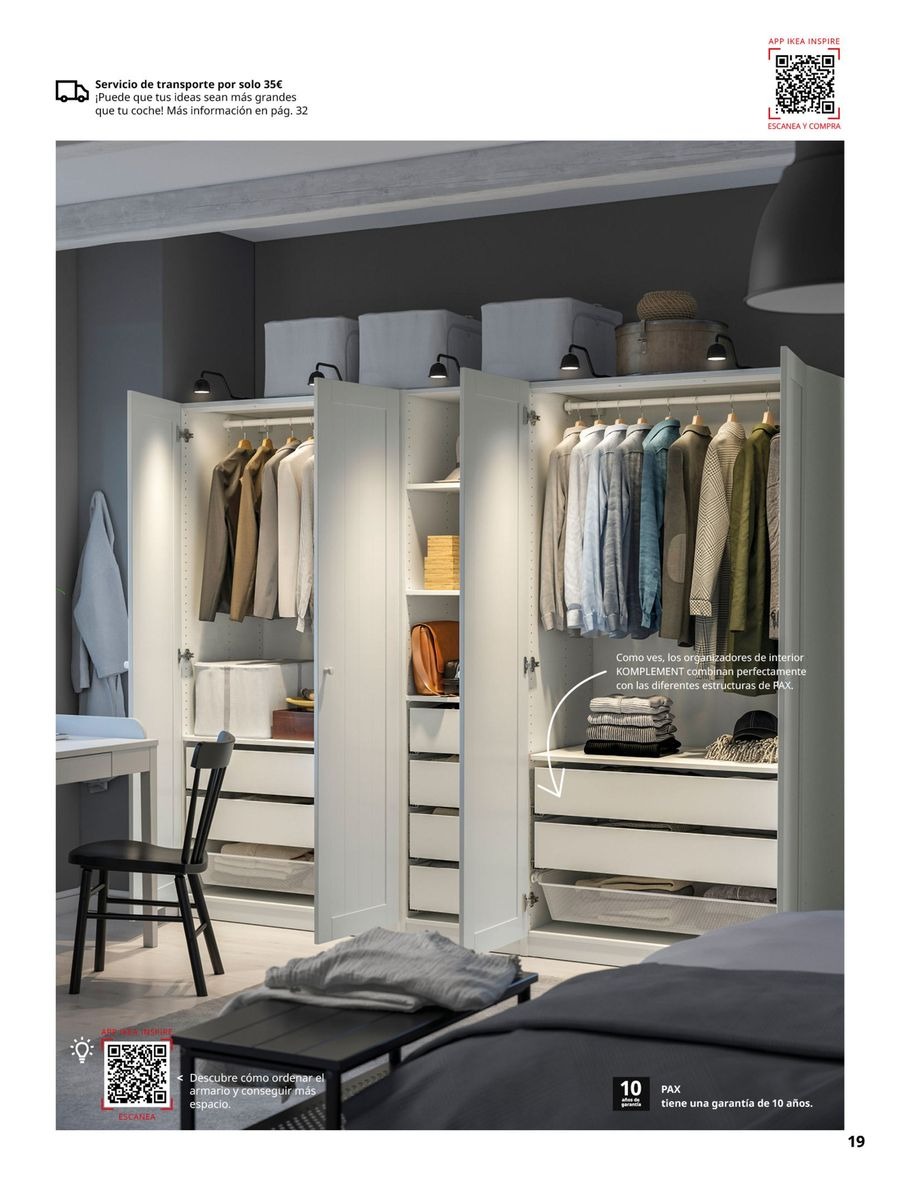 Offres IKEA Espagne de 2 septembre à 31 janvier 2026 Catalogue 2623 Guide d'Achat du Système de Rangement PAX