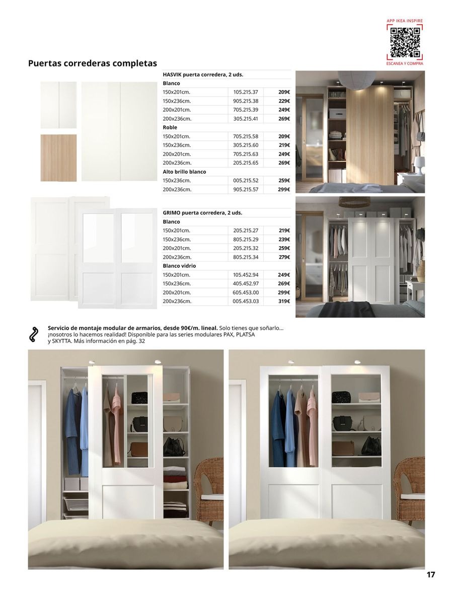 Offres IKEA Espagne de 2 septembre à 31 janvier 2026 Catalogue 2623 Guide d'Achat du Système de Rangement PAX