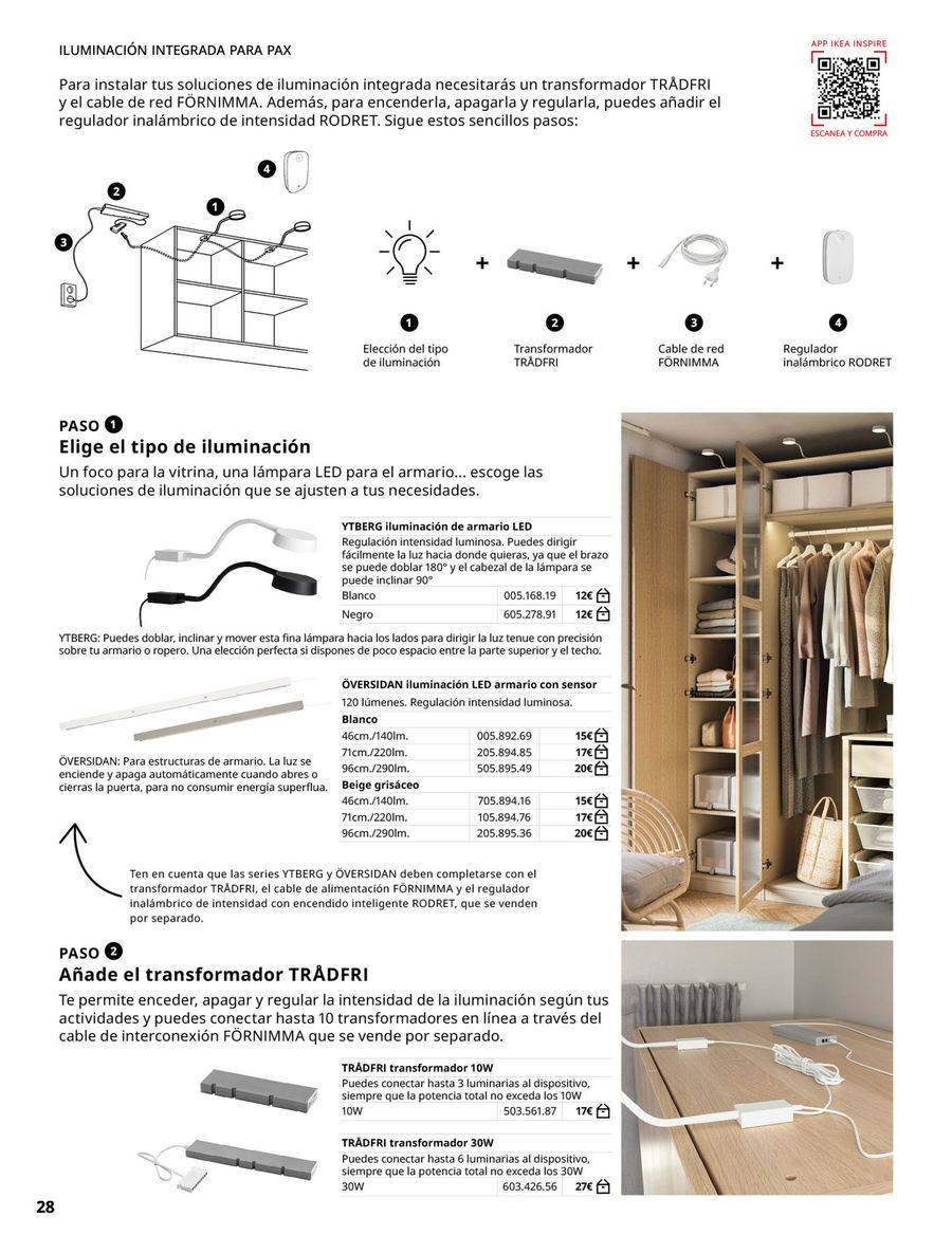 Offres IKEA Espagne de 2 septembre à 31 janvier 2026 Catalogue 2623 Guide d'Achat du Système de Rangement PAX