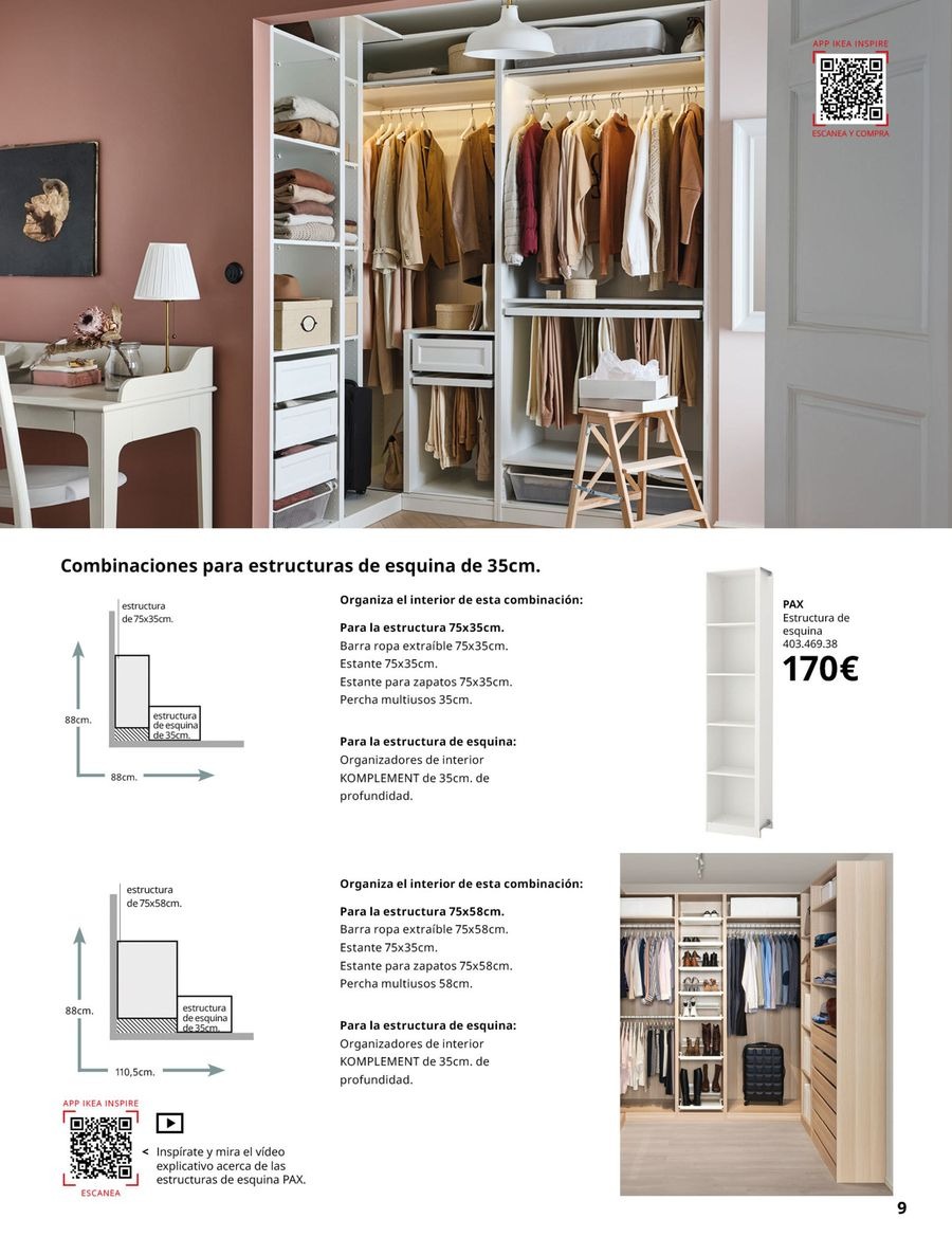 Offres IKEA Espagne de 2 septembre à 31 janvier 2026 Catalogue 2623 Guide d'Achat du Système de Rangement PAX