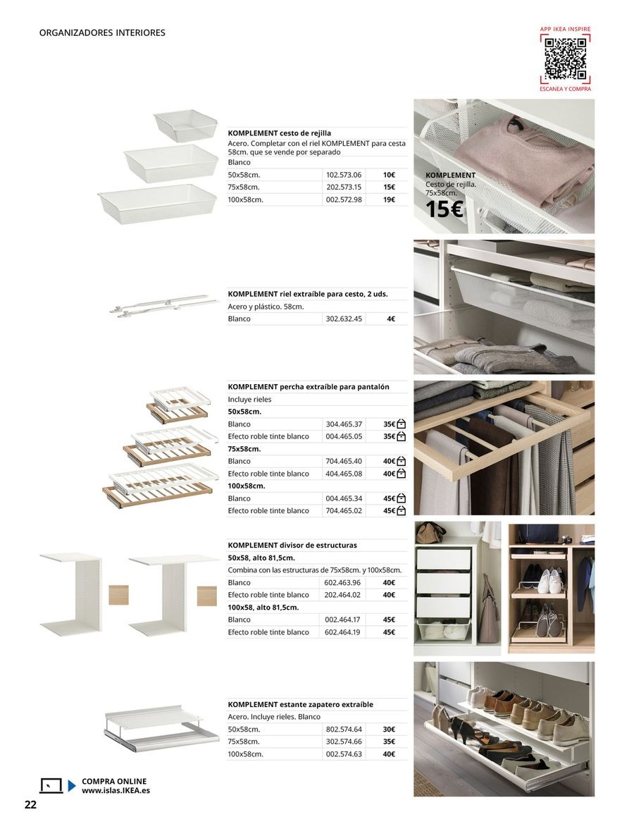 Offres IKEA Espagne de 2 septembre à 31 janvier 2026 Catalogue 2623 Guide d'Achat du Système de Rangement PAX