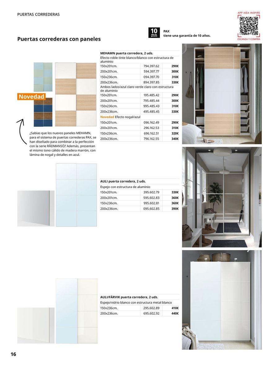 Offres IKEA Espagne de 2 septembre à 31 janvier 2026 Catalogue 2623 Guide d'Achat du Système de Rangement PAX