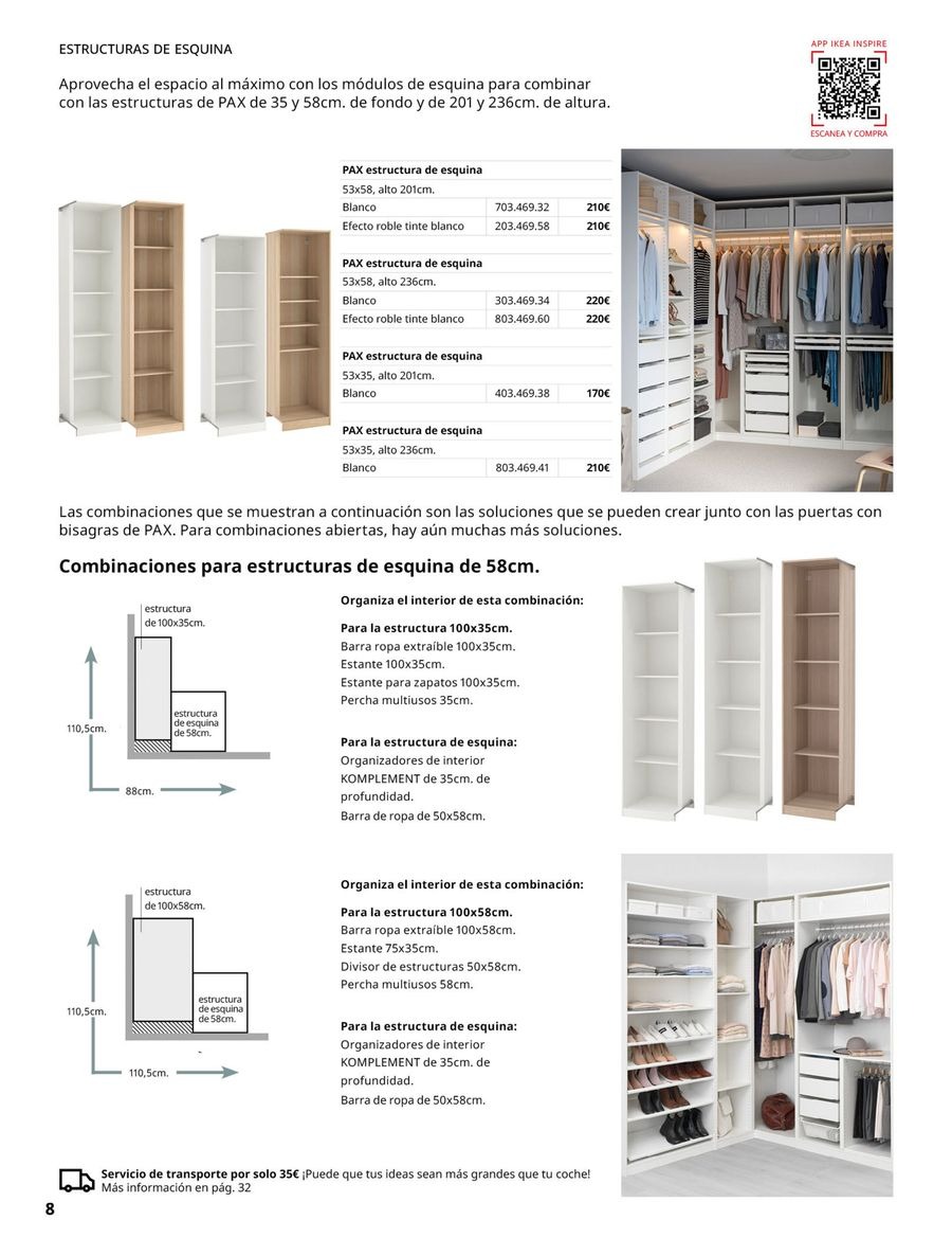 Offres IKEA Espagne de 2 septembre à 31 janvier 2026 Catalogue 2623 Guide d'Achat du Système de Rangement PAX