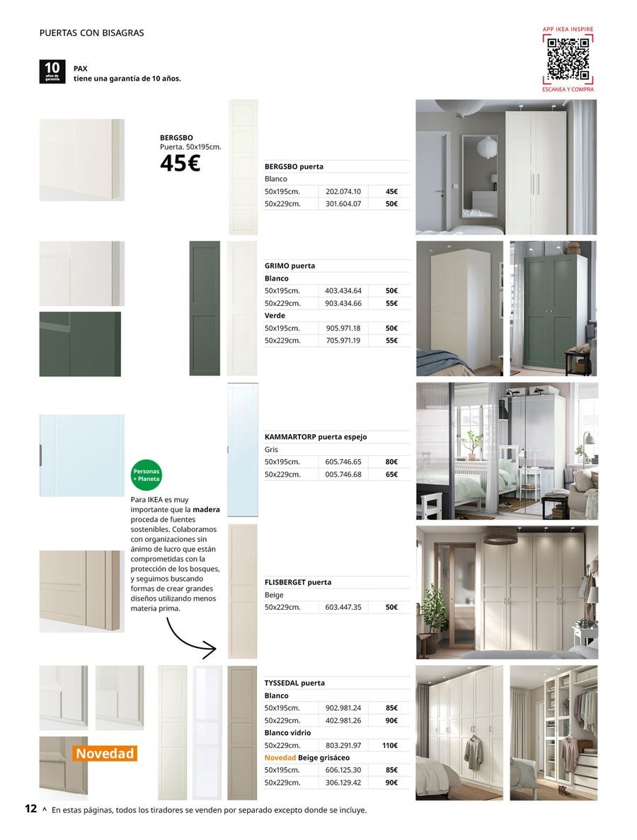 Offres IKEA Espagne de 2 septembre à 31 janvier 2026 Catalogue 2623 Guide d'Achat du Système de Rangement PAX