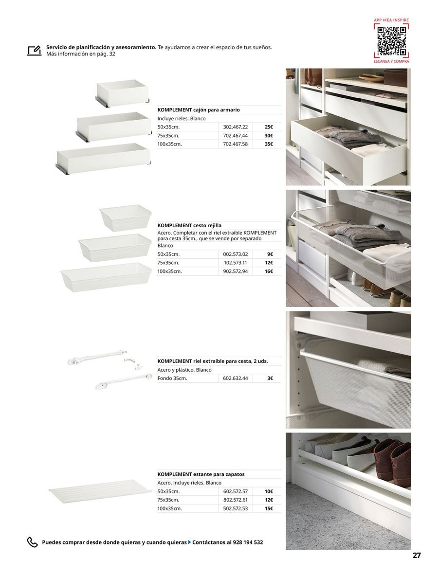 Offres IKEA Espagne de 2 septembre à 31 janvier 2026 Catalogue 2623 Guide d'Achat du Système de Rangement PAX