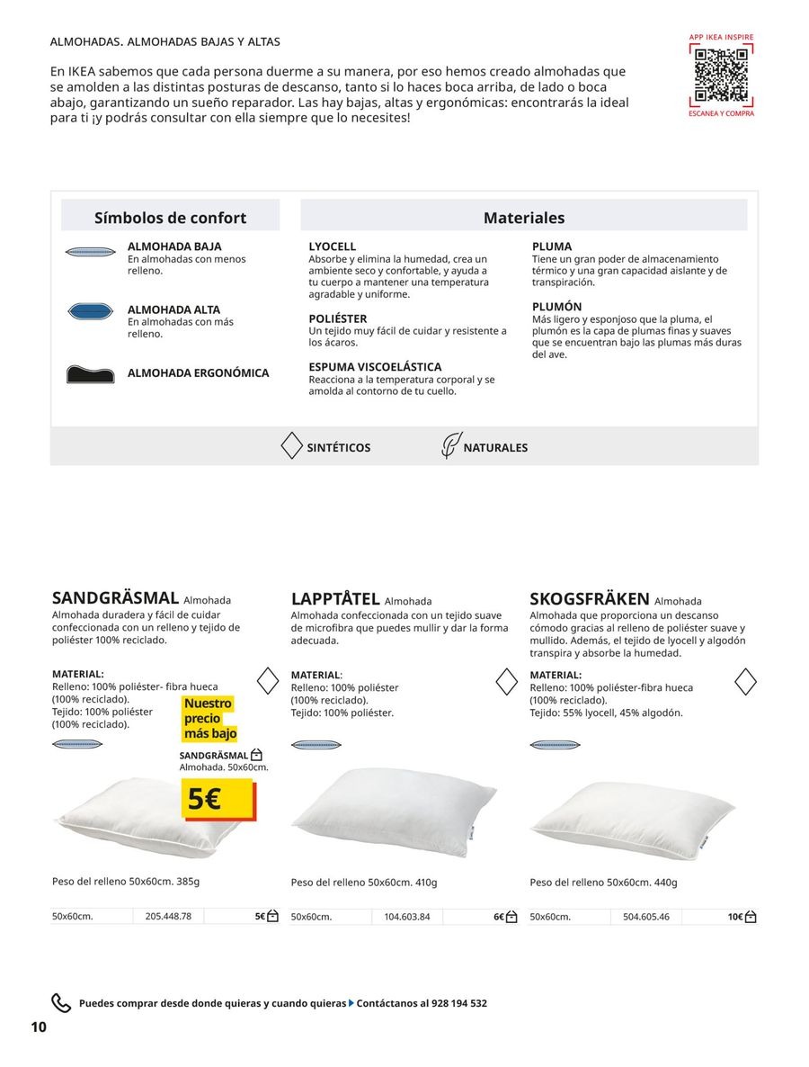 Ofertas de IKEA España de 2 septiembre a 31 enero 2026 Catálogo Ropa de cama