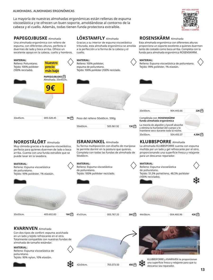 Ofertas de IKEA España de 2 septiembre a 31 enero 2026 Catálogo Ropa de cama