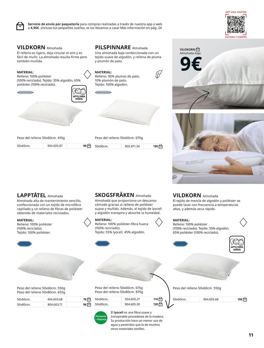 Ofertas de IKEA España de 2 septiembre a 31 enero 2026 Catálogo Ropa de cama