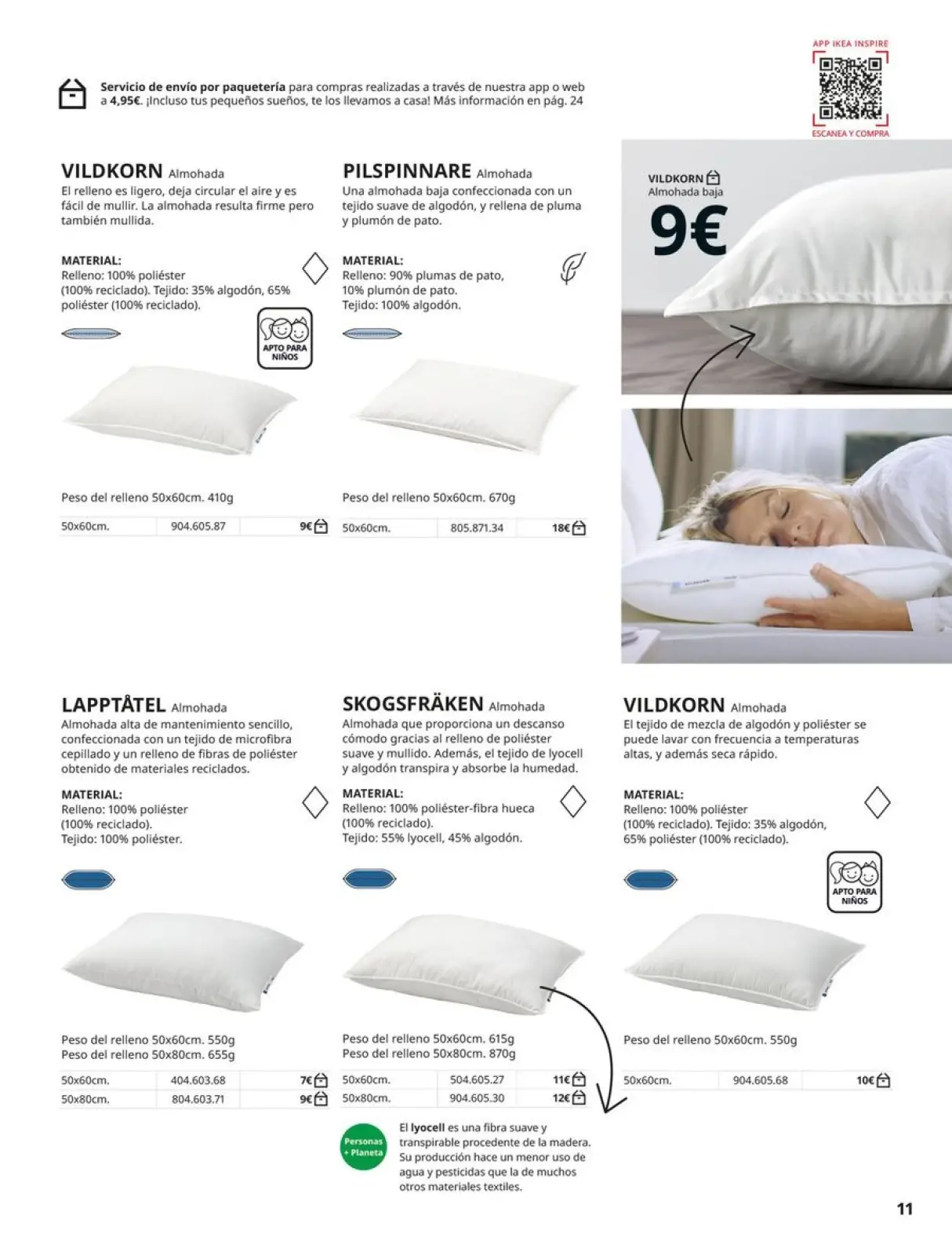 Page 11 in Bedding Catalogue at IKEA Spain